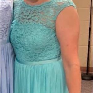 Size 14 aqua dress